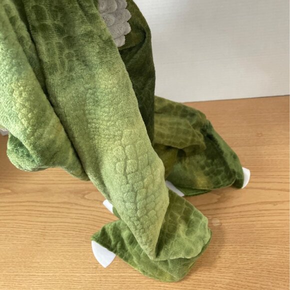 Halloween Costume Green Dino Rider Toddler Costume 3T-4T One Pc Step-In w Straps - Picture 5 of 8